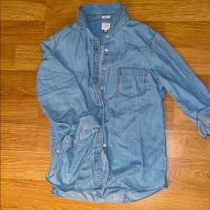 J Crew Denim Button Down